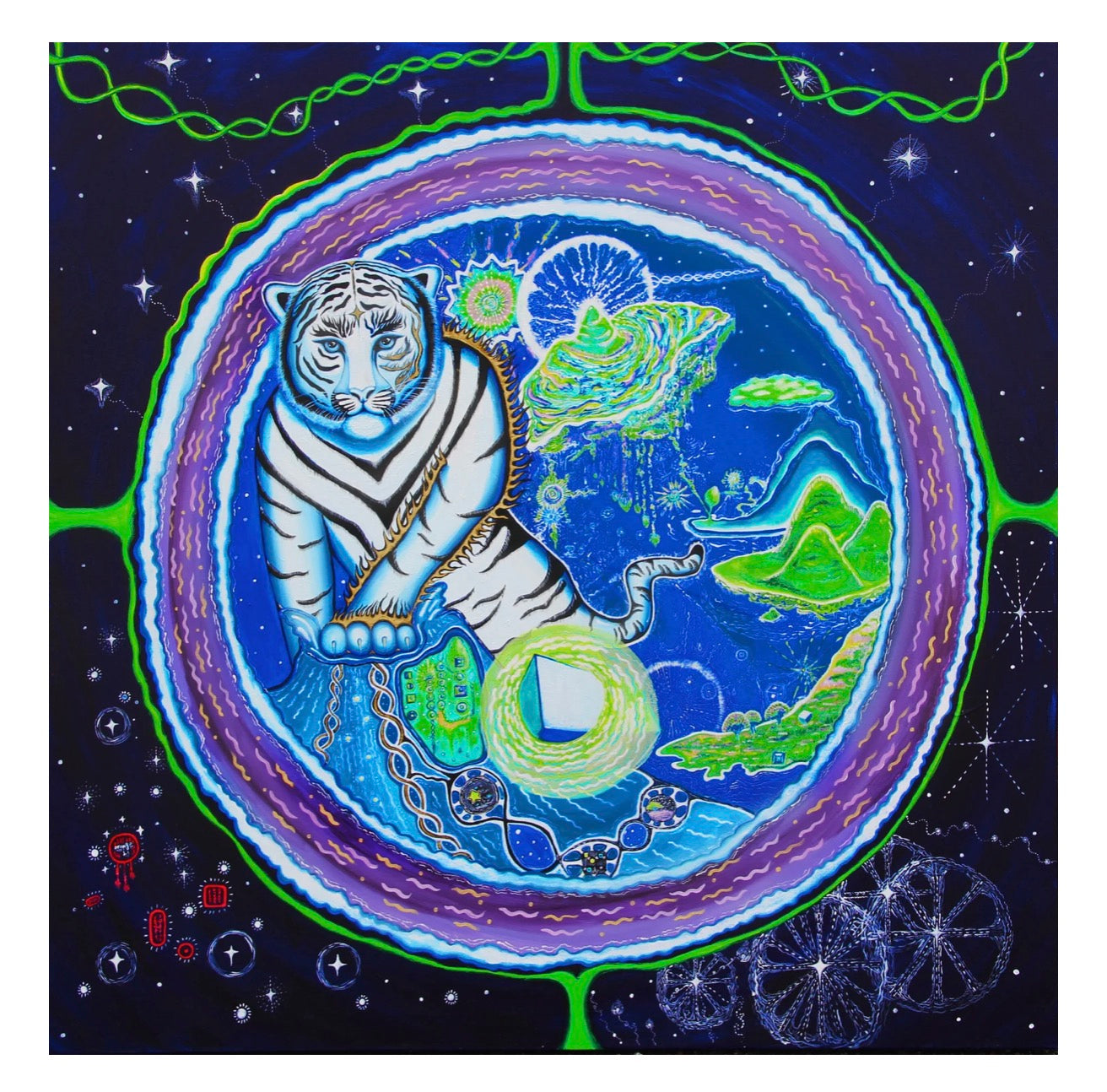 The White Tiger- Artist Print by Orange Li