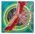 Vermillion Bird - Artist Print by Orange Li