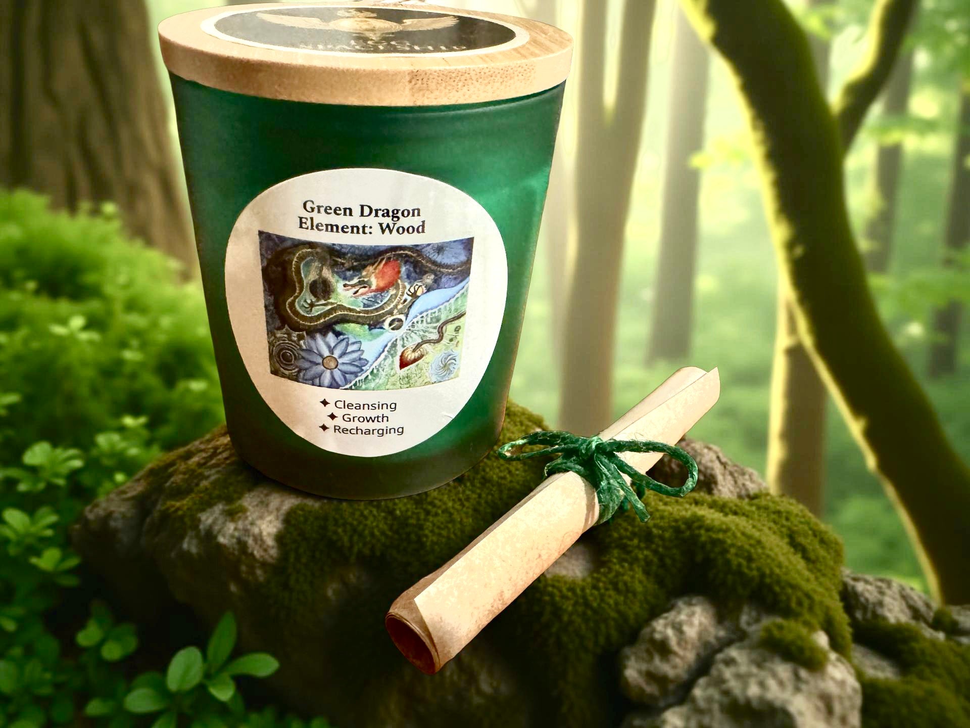 Green Dragon (Wood) -Signature Candle