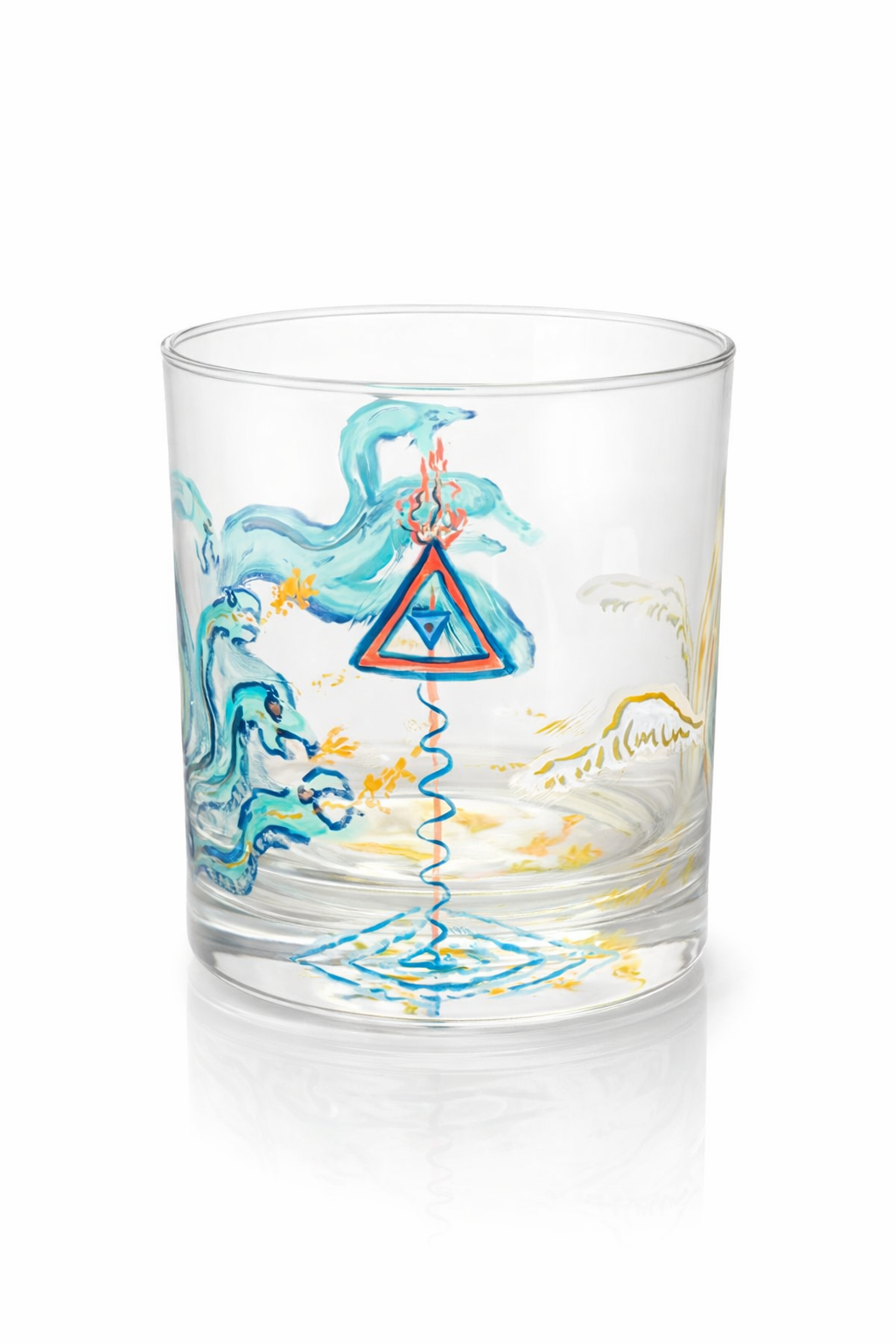 Alchemical Five Elements Glass Cups