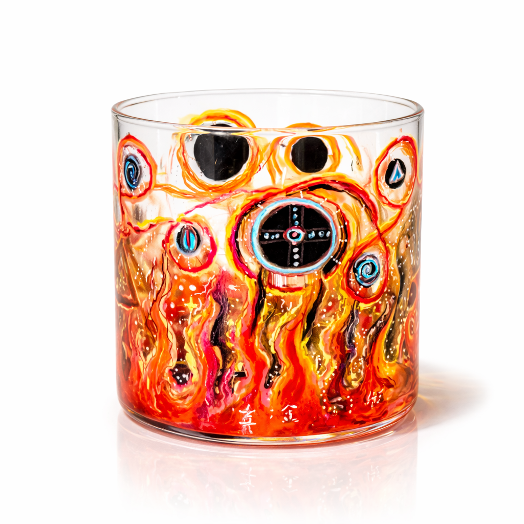 Alchemical Five Elements Glass Cups